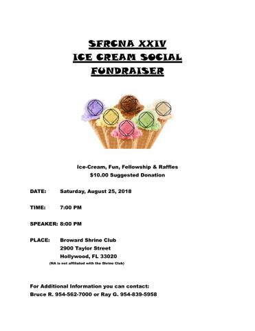 SFRCNA Ice Cream Social